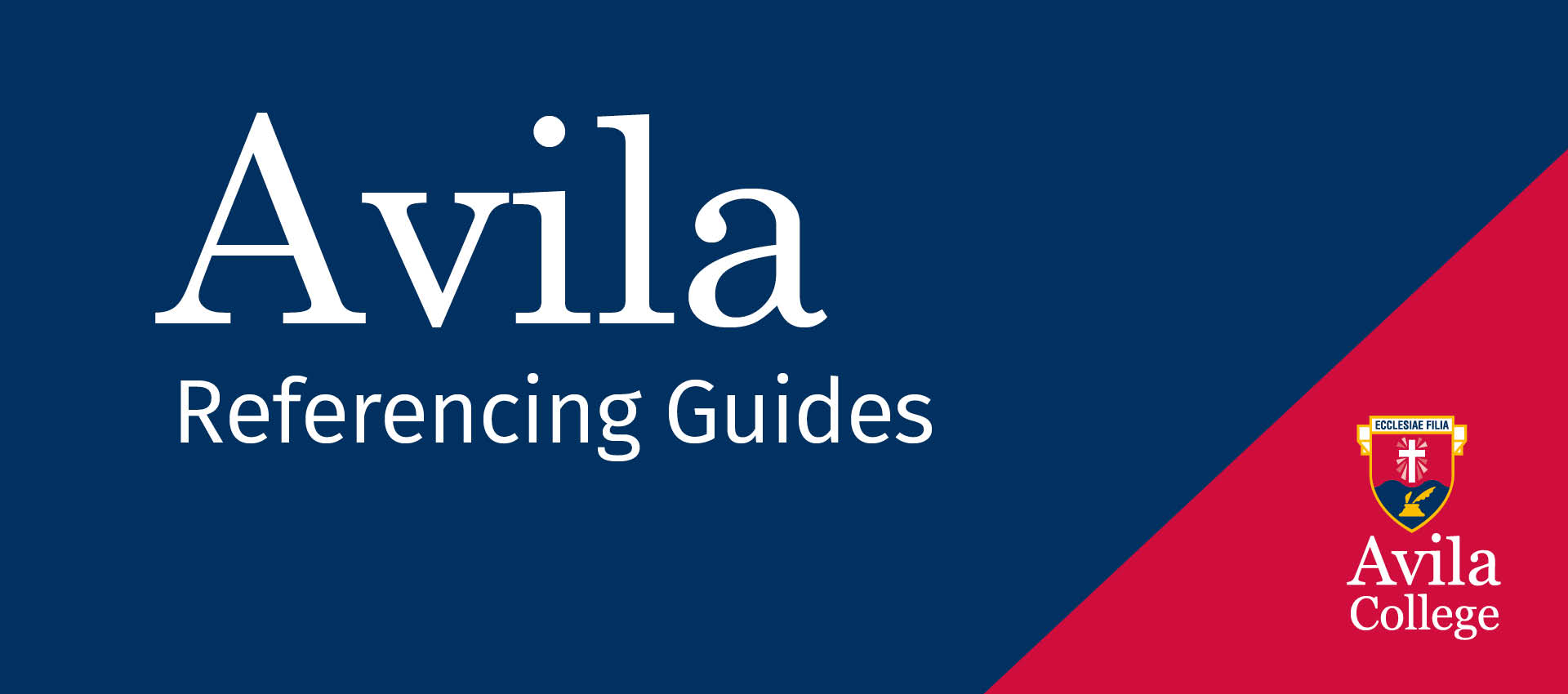 Reference Guides - Avila College