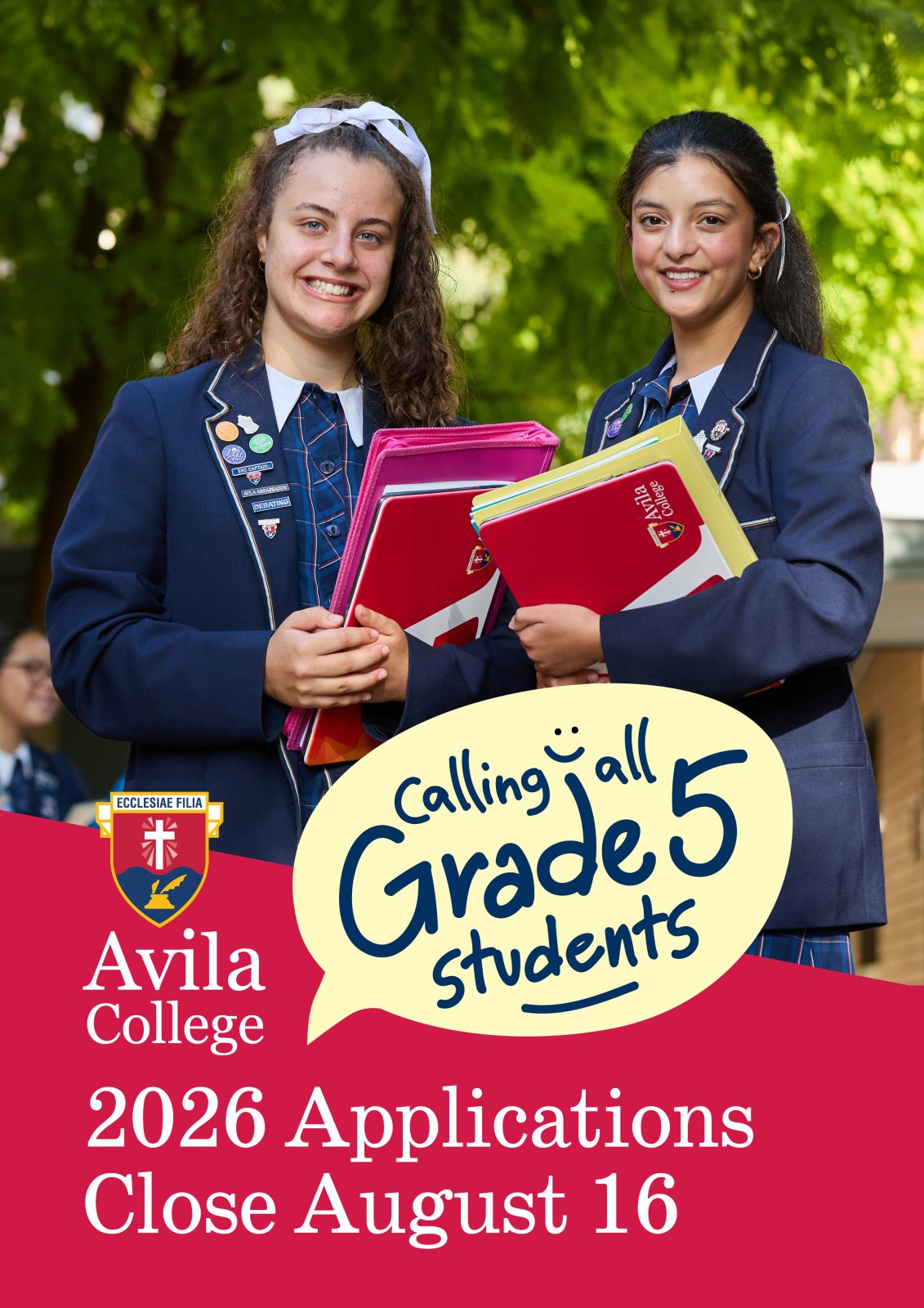 Applications for Year 7 in 2026 Closing Soon - Avila College