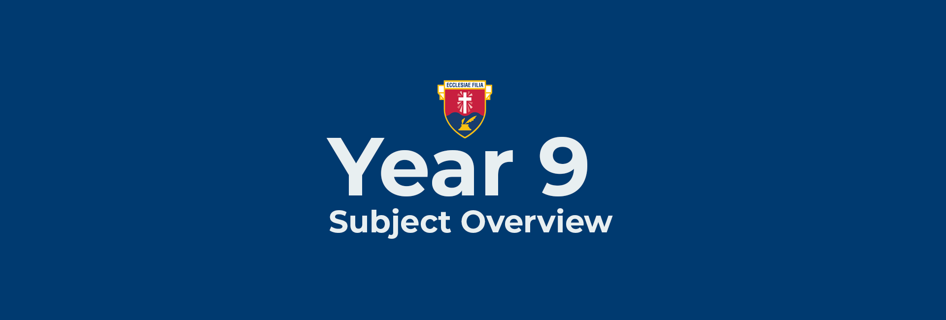 Year 9 Overview - Avila College
